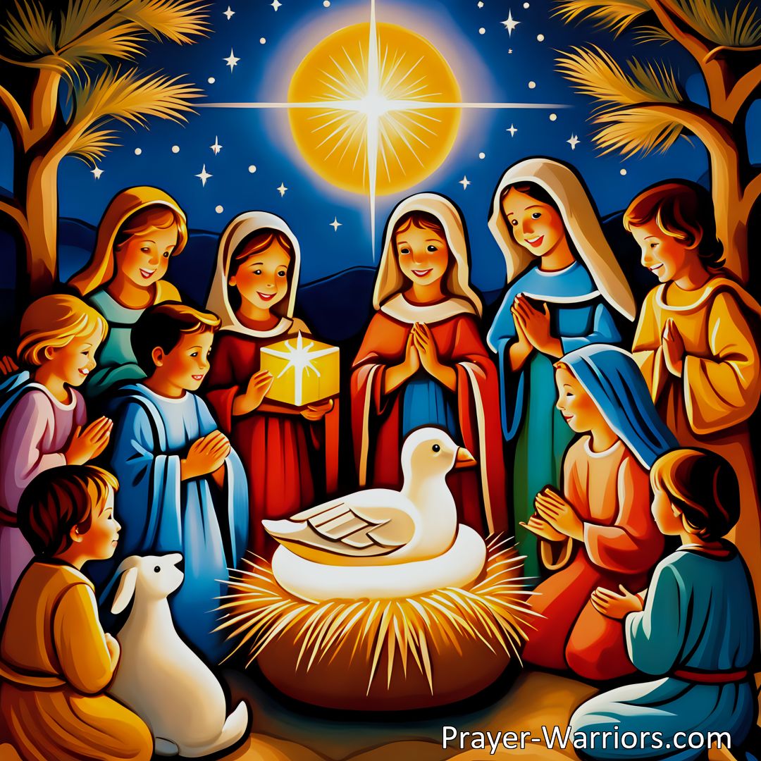 Freely Shareable Hymn Inspired Image Celebrate Christmas with Good News! Find hope, joy, and the true meaning of the season in this heartwarming message of love, compassion, and unity. Embrace the light and share the good news!