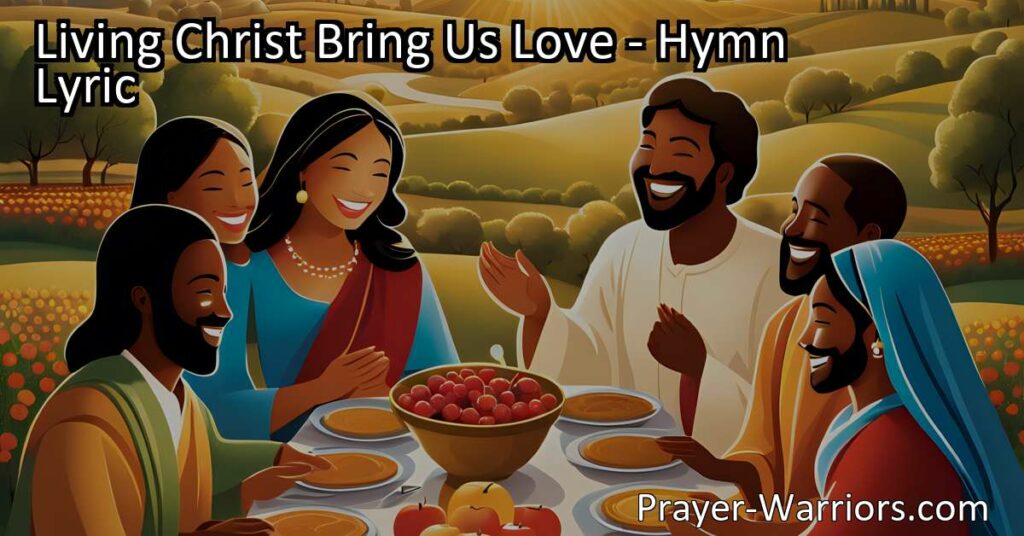 Discover the power of love by embracing diversity and spreading kindness. "Living Christ