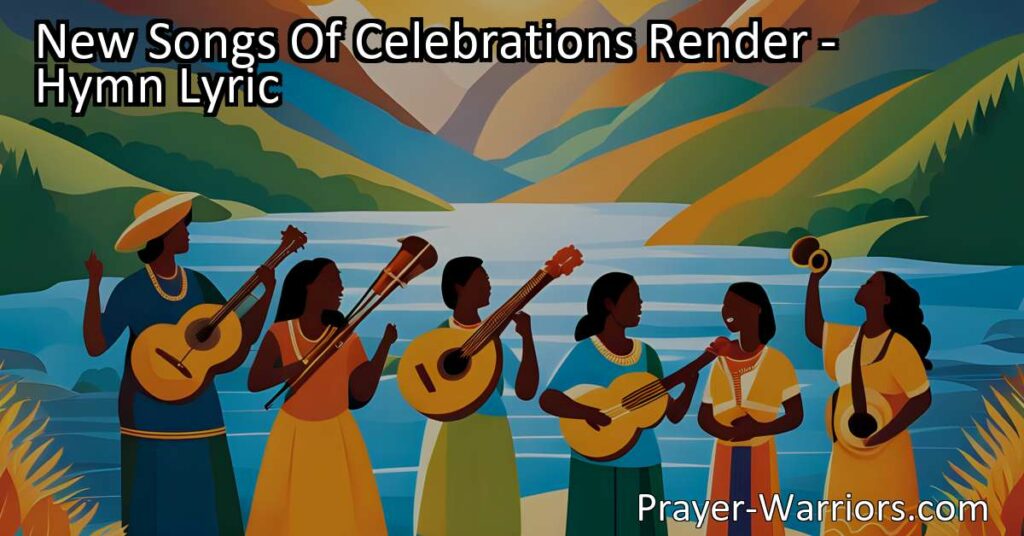 Discover the joy and beauty of "New Songs of Celebration Render." Join in praising the Mighty One who has done great wonders with heartfelt music and voices. Experience the everlasting righteousness and great salvation revealed in this hymn.