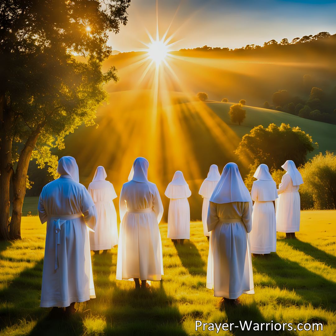 Freely Shareable Hymn Inspired Image Discover the profound message of the hymn O Thou Who Makest Souls To Shine. Seek divine light, embrace education, and live a life filled with faith, hope, and love.