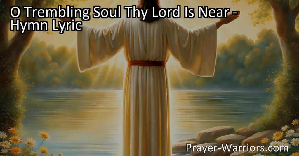"O Trembling Soul