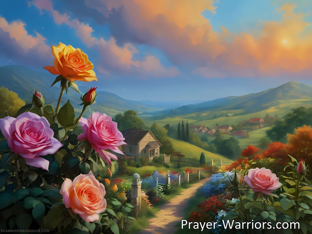 Freely Shareable Hymn Inspired Image Are you fond of pretty flowers? Explore the beauty of nature and find joy in growth and purpose. Embrace the beauty around you with gratitude.