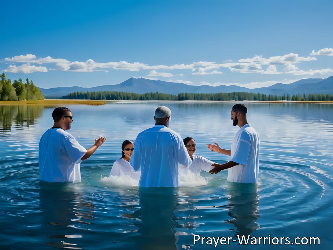 Freely Shareable Hymn Inspired Image Discover the beauty of following Jesus down beside the crystal waters. Experience the power of baptism and new life in Him. Join the saints in walking His path.