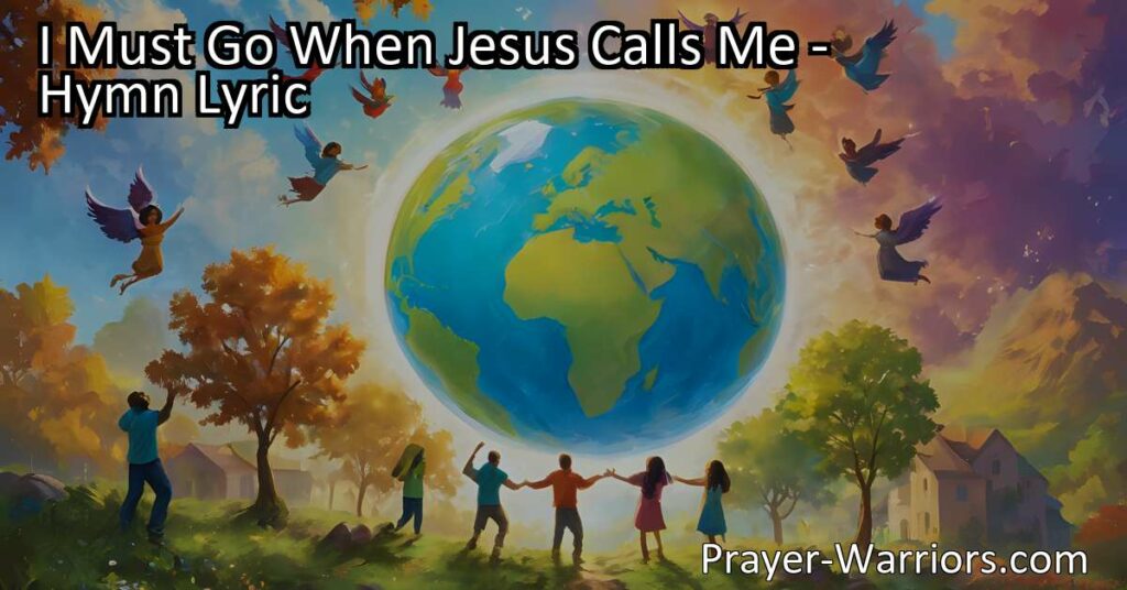 Answering Jesus' Call - Spread Hope and Love Everywhere. Embrace your purpose and share the wondrous story of salvation with those in need. Go forth with joy!