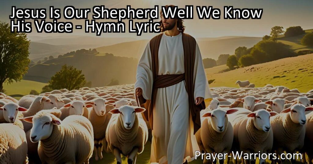 Discover the comforting presence of Jesus as our Shepherd. Trust in His guidance