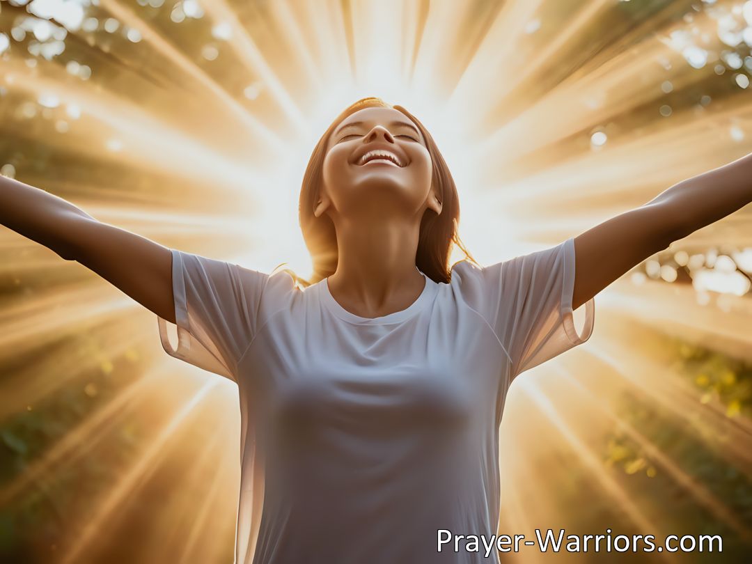 Freely Shareable Hymn Inspired Image Release My Soul - Experience the incredible power of worship and love for the Lord. Surround yourself in His presence and find joy in honoring Him. Release your soul today.