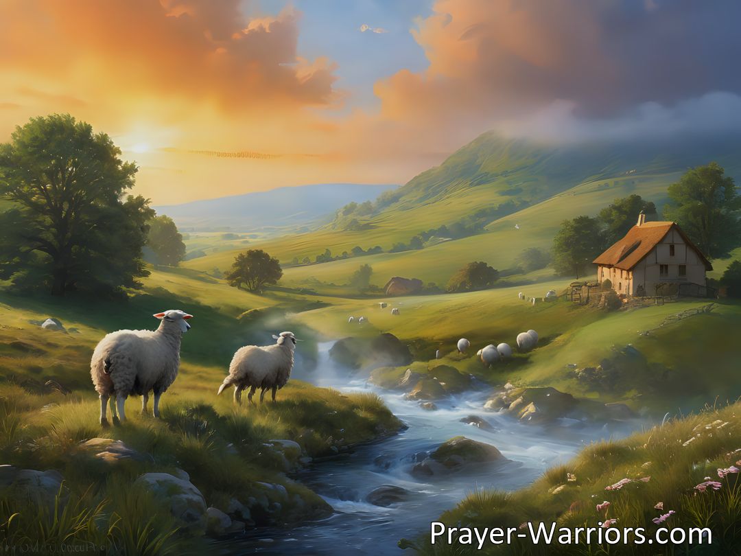 Freely Shareable Hymn Inspired Image Experience the comforting embrace of God's love with the hymn The God Of Love My Shepherd Is. Find peace, guidance, and endless reasons to praise in His unwavering care.