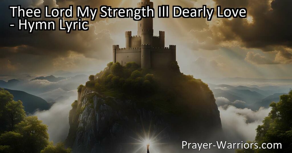 Experience the unwavering strength and protection of the Lord in this powerful hymn. Trust in God as your fortress and Savior