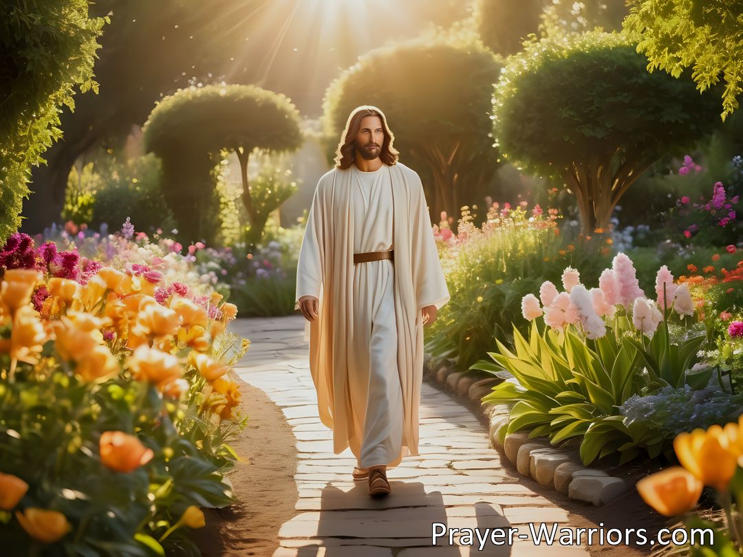 Freely Shareable Hymn Inspired Image Experience the comforting touch of Jesus with the hymn Touch Me Lord Jesus With Thy Hand Of Mercy. Feel His transformative power, guidance, and nourishment in your life. Surrender to His will and trust in His love.