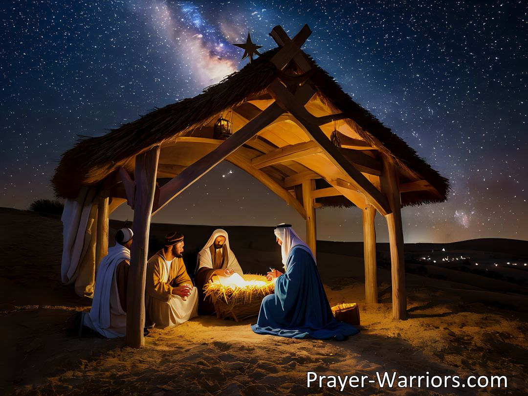 Freely Shareable Hymn Inspired Image Experience the beauty of seeking Jesus in We Would See Jesus In Bethlehem's Glade. Discover the importance of humility, love, and faith in this hymn's powerful message. See Jesus in every aspect of your life.