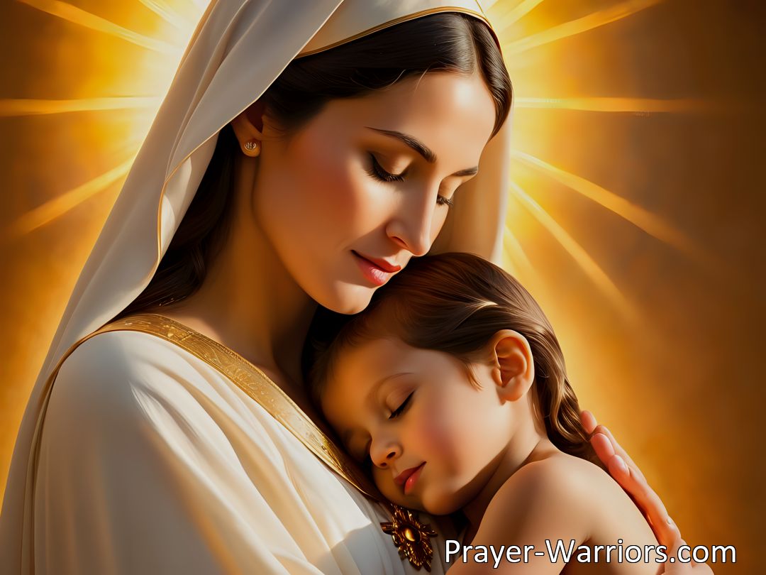 Freely Shareable Hymn Inspired Image Experience the beauty of the hymn Ye Who Own The Faith Of Jesus honoring the Virgin Mary. Join in singing praises and seeking blessings for all, full of grace.