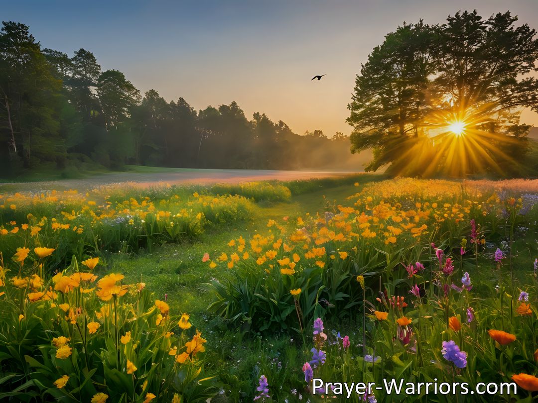 Freely Shareable Hymn Inspired Image Discover the beauty of awakening your soul and embracing the dawn of self-discovery through gentle verses and profound reflections. Join us on this spiritual journey today.