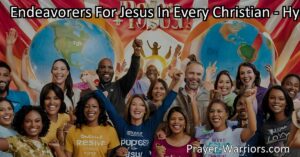 "Join the Endeavorers for Jesus in every Christian land on a profound journey of self-discovery and divine connection. Serve