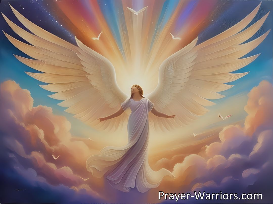 Freely Shareable Hymn Inspired Image Experience the divine message of love and compassion in Hark My Soul Seraphic Music. Let the angelic choirs remind you that the Lord our God is love. Find peace and strength in this transformative journey.