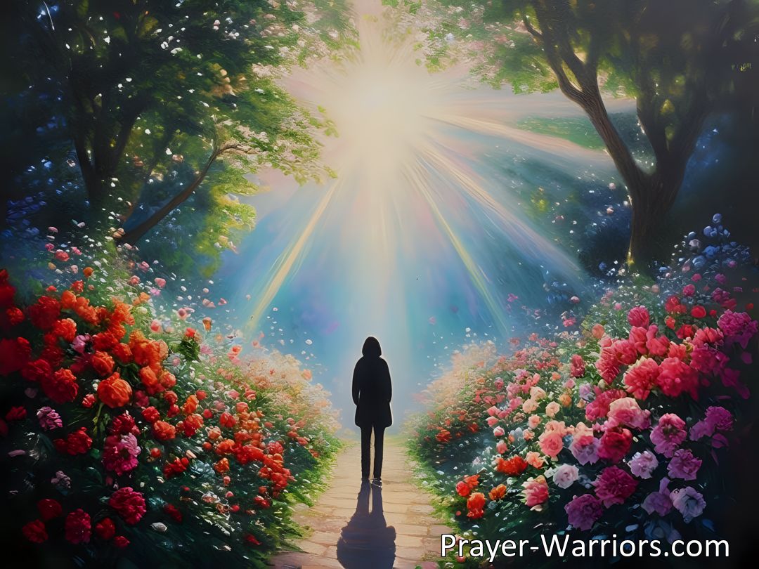 Freely Shareable Hymn Inspired Image Discover the power of seeking guidance from the Holiest Holiest presence in your life. Strengthen your faith, find comfort, and never feel alone on your journey to happiness and fulfillment.