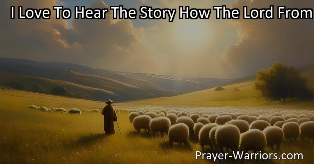 Experience the transformative story of Jesus as the gentle shepherd