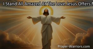 Discover the transformative power of love and grace in the hymn "I Stand All Amazed At The Love Jesus Offers Me". Find inner peace and happiness through forgiveness