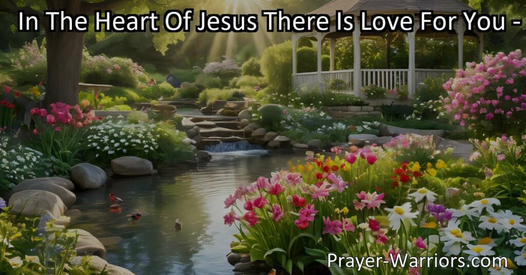 Discover the boundless love in the heart of Jesus. Embrace self-acceptance and spiritual fulfillment on a journey of love