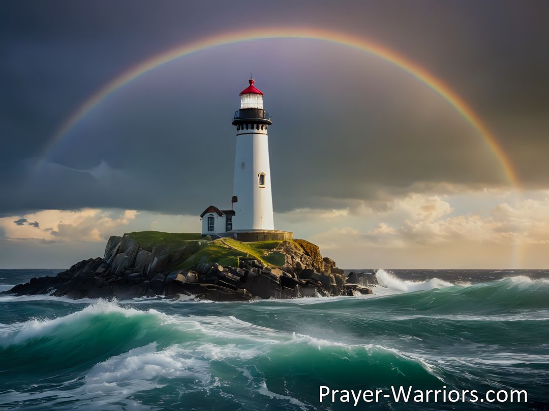 Freely Shareable Hymn Inspired Image Anchor your soul in Jesus through life's storms. Find peace and strength in His unwavering love. Trust Him to guide you through the tempestuous seas.