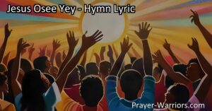 Experience inner peace and spiritual connection with the joyful chant "Jesus