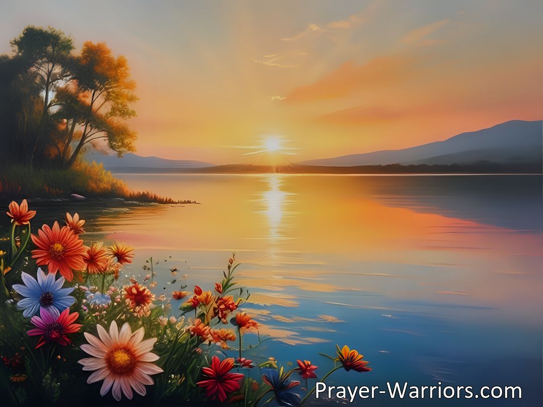 Freely Shareable Hymn Inspired Image Discover the profound peace and inspiration found in the sweet name of Jesus. Explore themes of love, redemption, and inner peace for a journey towards happiness and fulfillment.