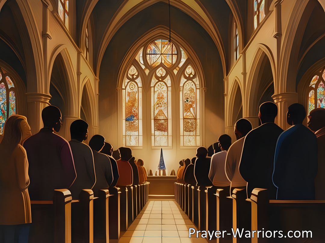 Freely Shareable Hymn Inspired Image Experience the power of spiritual connection with Jesus. Find peace, strength, and fulfillment through prayer and reflection. Transform your life today.