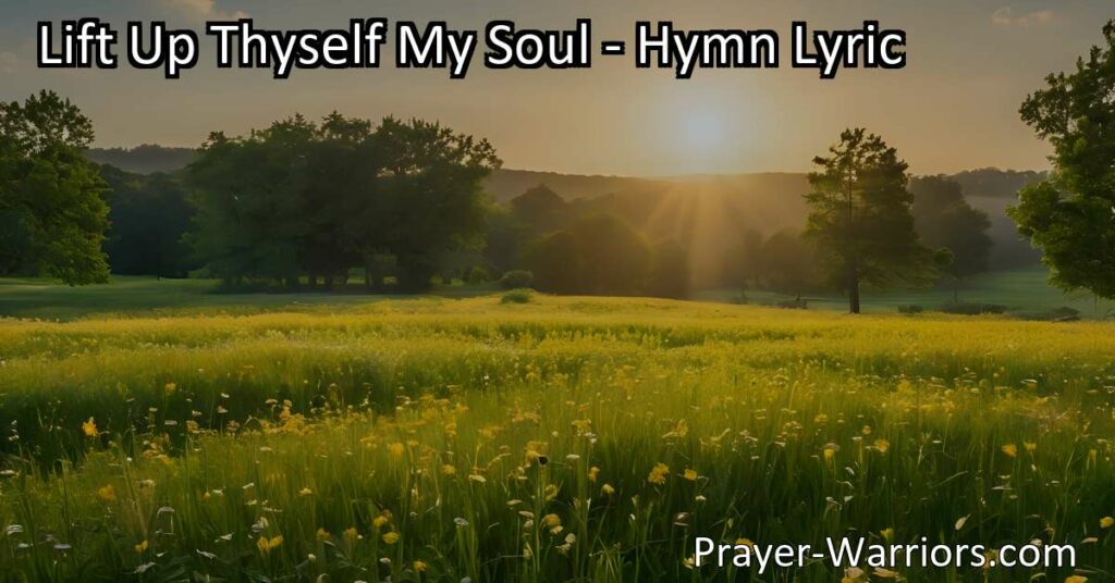 Embrace your spiritual journey with the text "Lift Up Thyself My Soul." Discover peace and purpose in divine reflection. Seek solace and harmony. Find guidance in personal trials. Let divine light guide your path. Start your journey today!