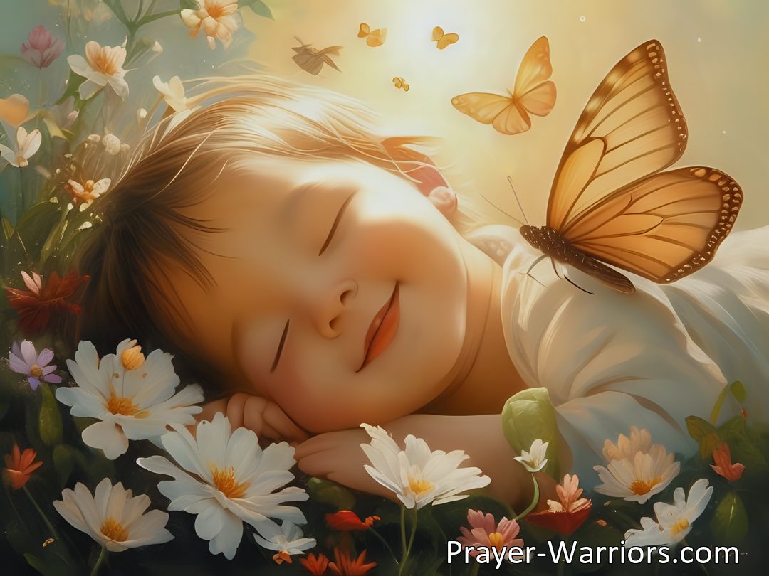 Freely Shareable Hymn Inspired Image Unlock the beauty in life's challenges with the serene reflection on Lovely This Child Asleep In Death. Embrace gratitude, faith, and acceptance for lasting happiness.