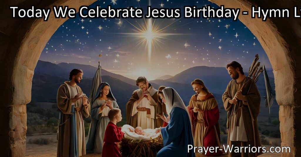 Celebrate Jesus' Birthday today with joy and reverence. Reflect on the humble birth that brought love and salvation to all. Sing praises to our King!